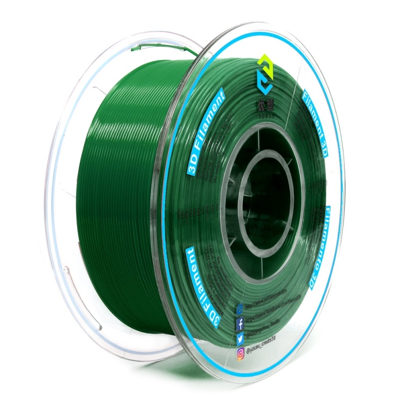 
                Premium Quality & Toughness 3D Printer Filament Blackish Green PLA Filament 1kg