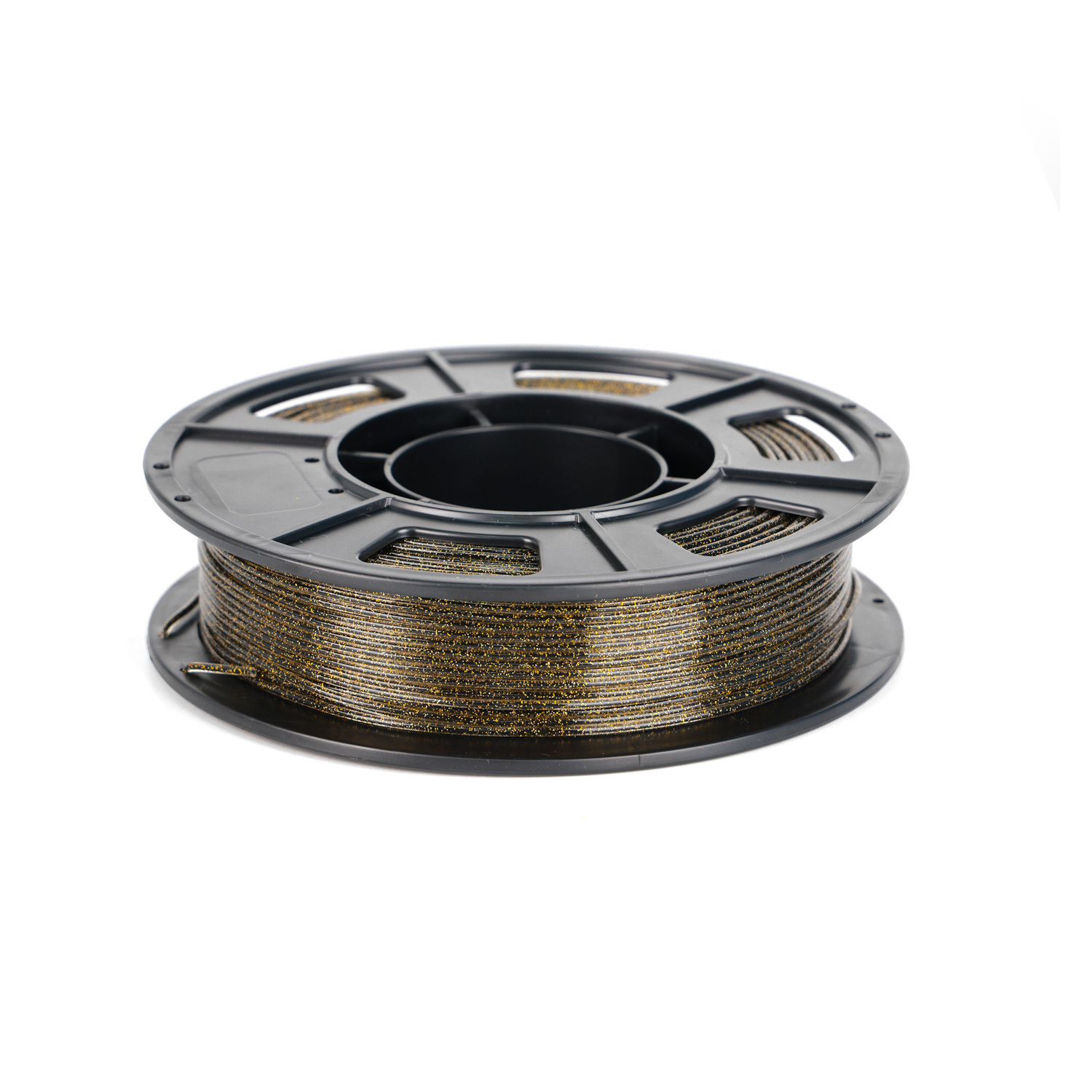 
                Factory Direct Price Sparkling Gold Black PLA 3D Printer Filaments 1.75mm Filament
