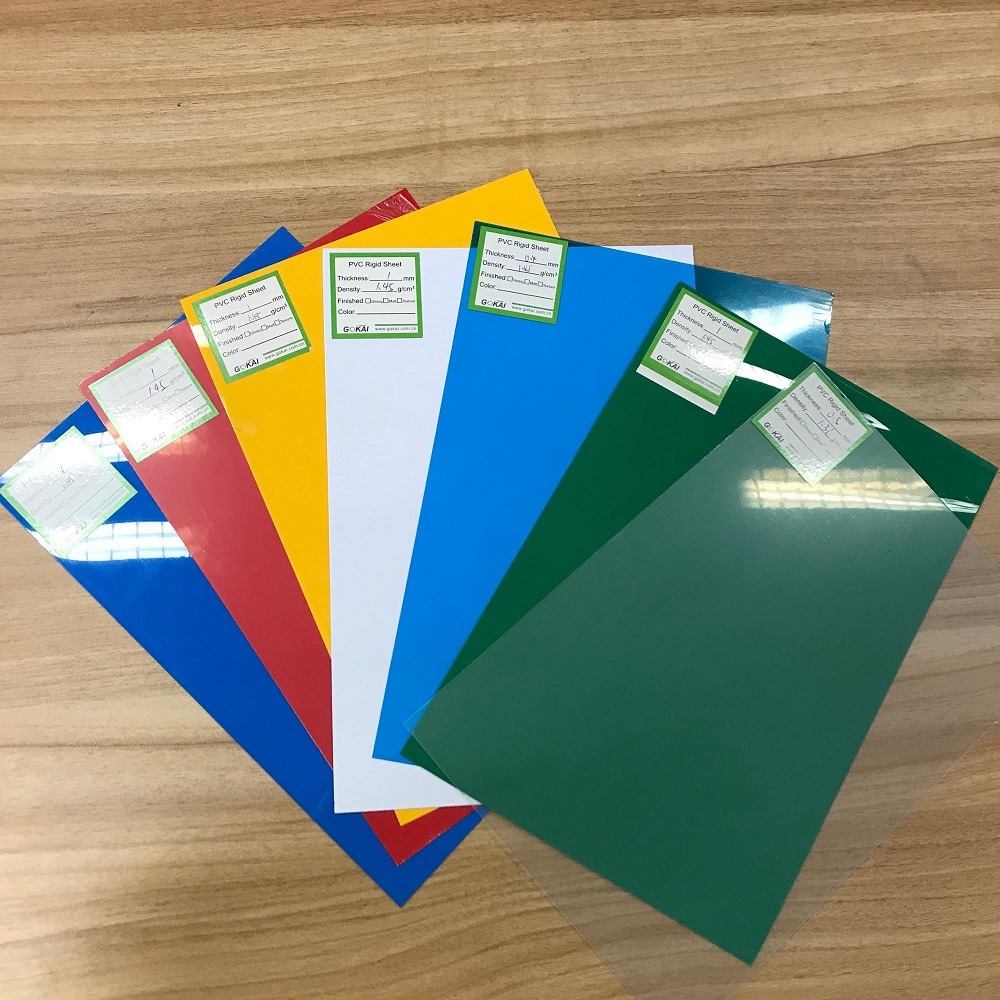 
                Colors PVC Rigid Sheet Films Rolls for Food Box Folding
            