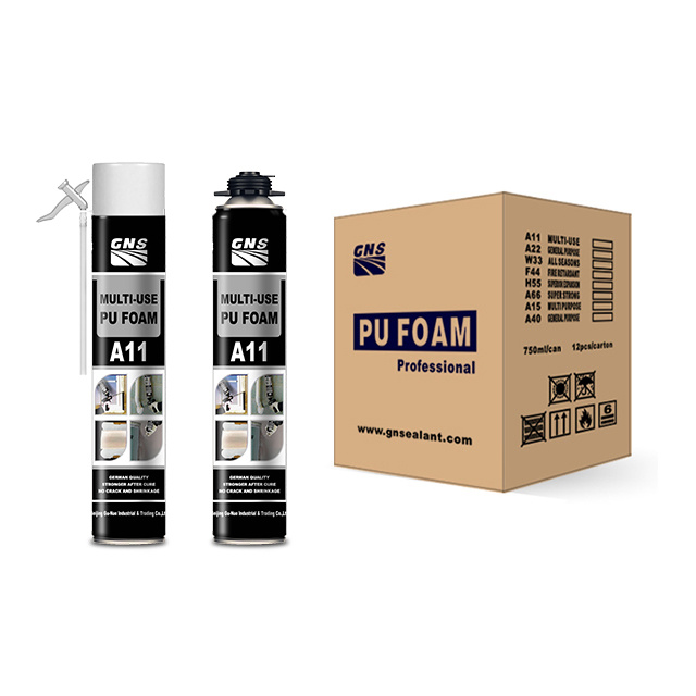 
                Building Material PU Foam Insulation Fire Foam Gun Manual Foam Formula for Doors
  