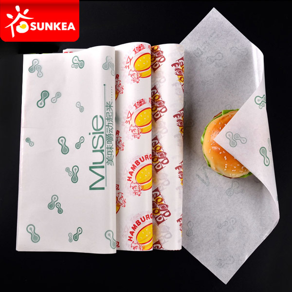 
                Waterproof Greaseproof Burger Sandwich Wrapping Paper
            