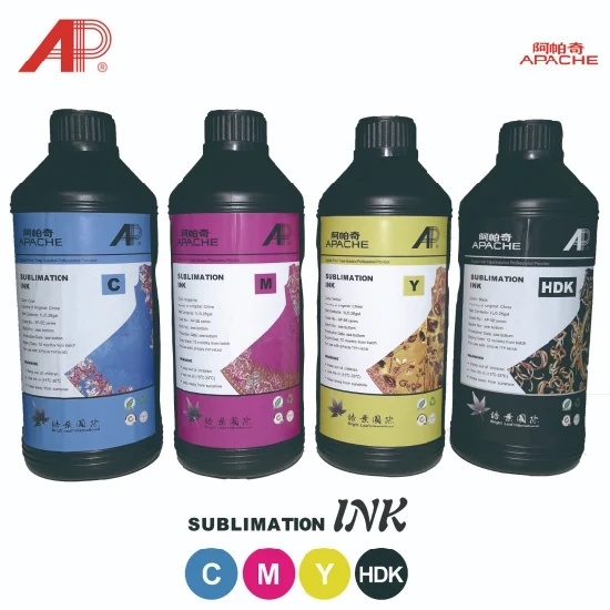 
                Apache Digital Textile Ink Cmyk I3200 Printhead Inkbank Dye Ink for Sublimation Tra