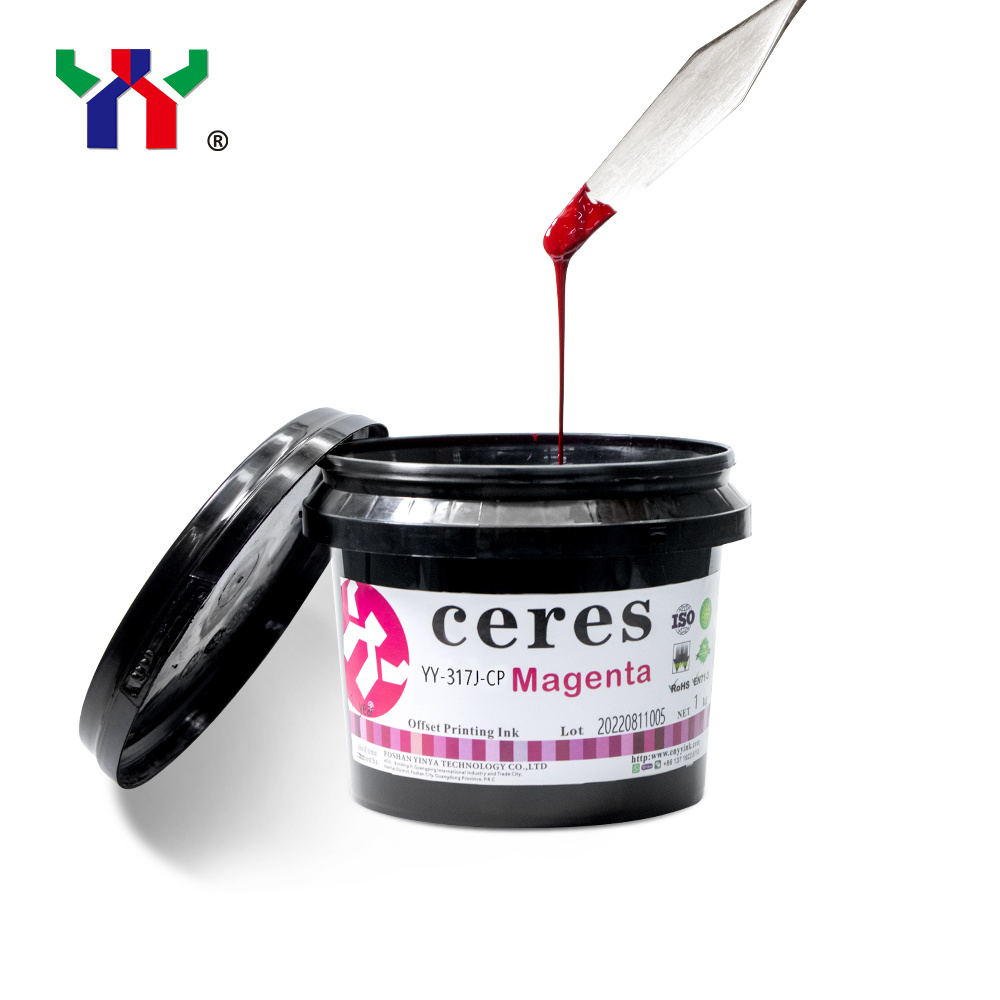 
                High Quality Ceres UV Offset Ink for Cup, High Adhesive Force for Cards, Cmyk Color