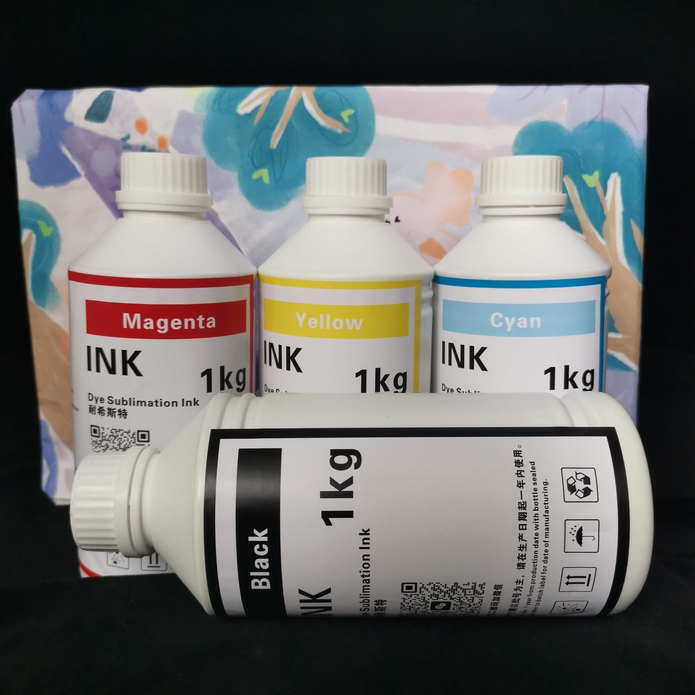 
                Wholesale 4 Color 5 Leter Bulk Sublime Dye Inks Sublimation Ink for Printers I3200 