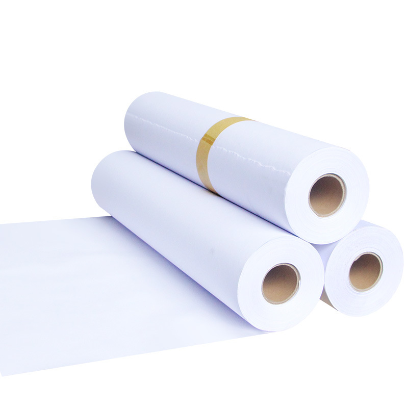 
                80GSM CAD Drawing Printing Paper White Engineer Rolls Signal Blue
            