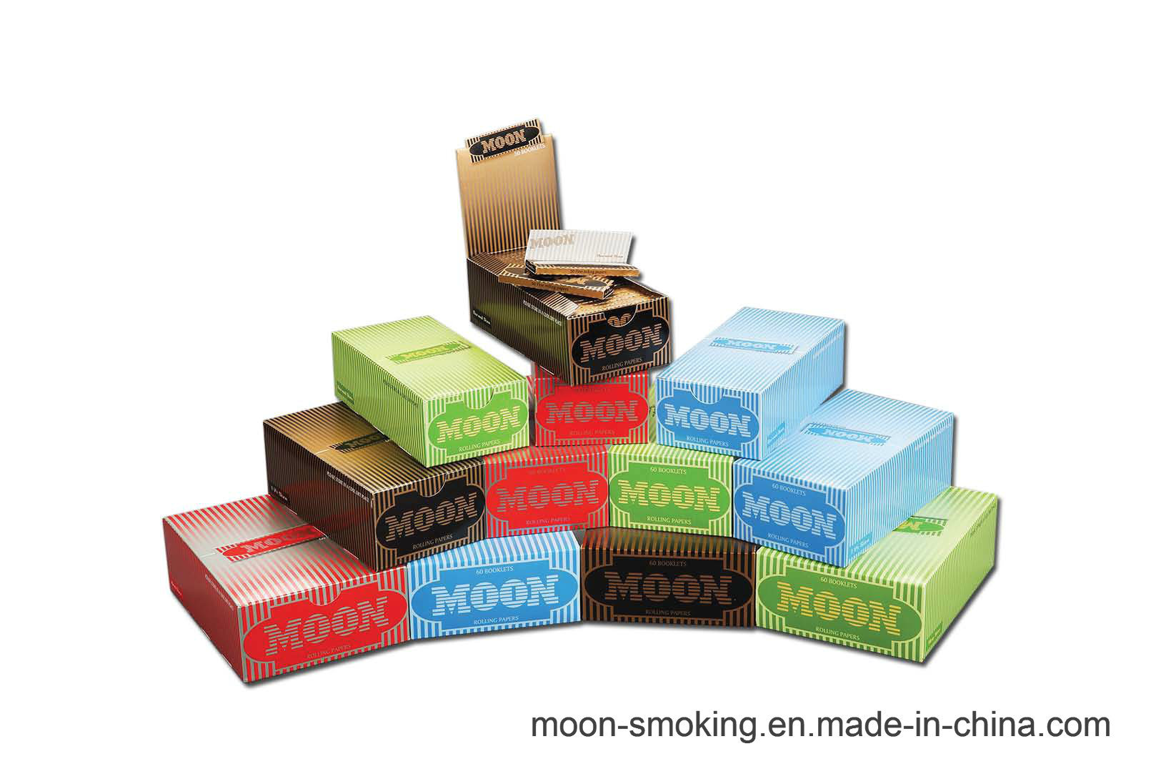 
                12.5 GSM to 20 GSM Organgic  Flax/Wood Custom Brand Rolling Papers Customized Smoki