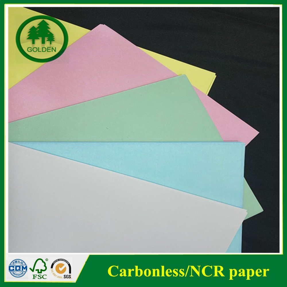 
                Carbonless NCR Printing Paper Self Copy Non Carbon Required Paper for Bank
        