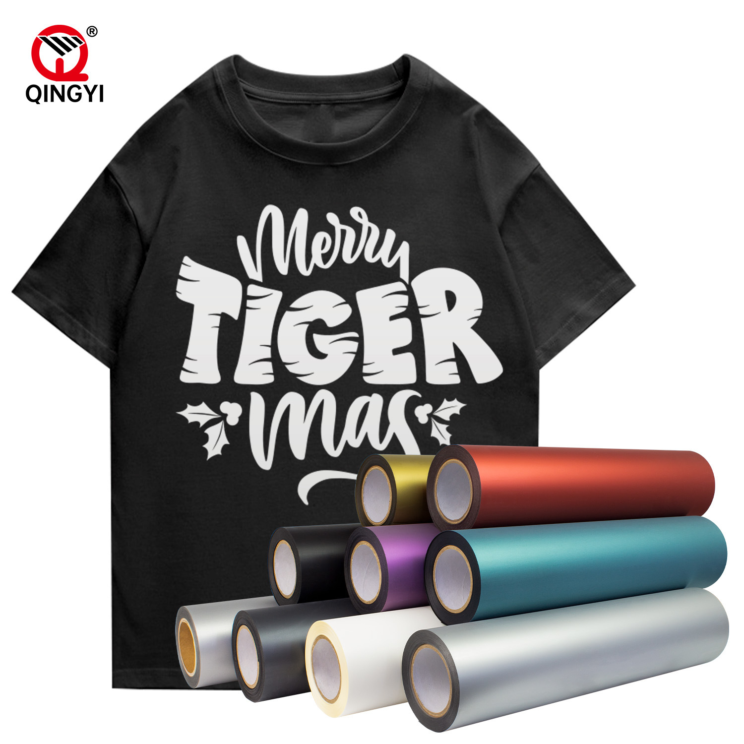 
                White PU Sticky Pearl Heat Transfer Vinyl for T-Shirt Printing
            