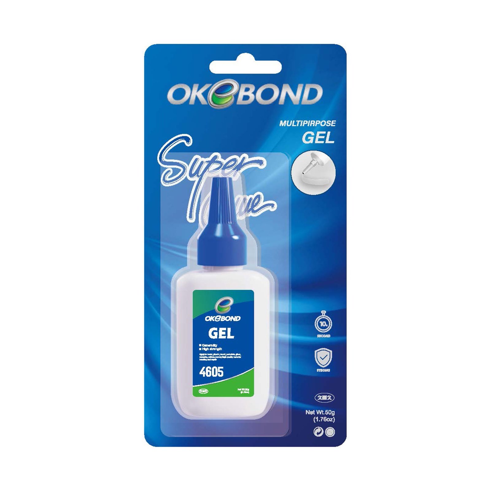 
                20g High Viscosity Instant Bond Strong Gel Super Glue
            