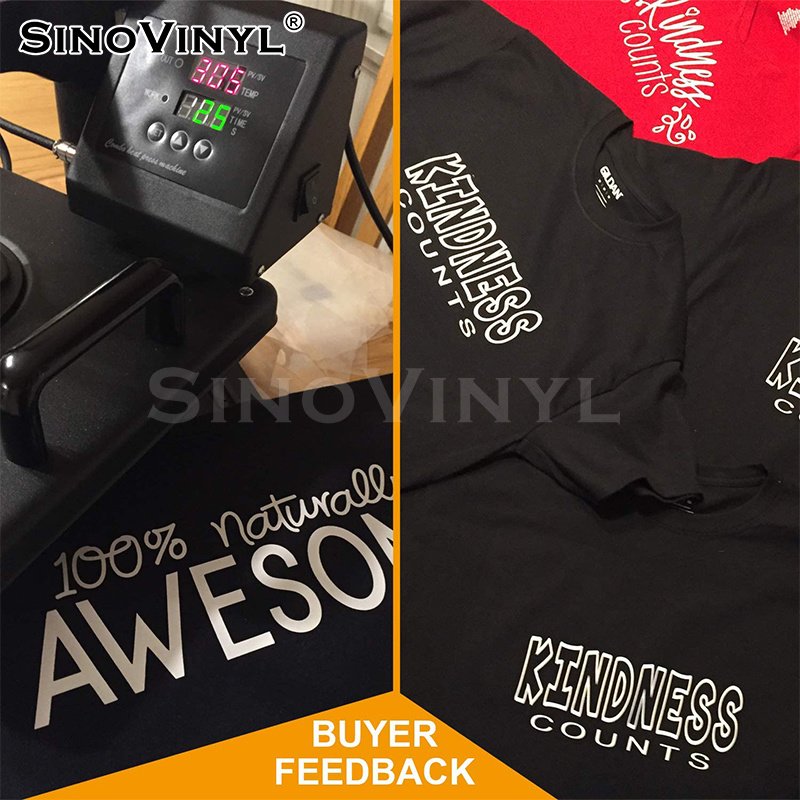 
                SINOVINYL Eco-solvent PU Heat Transfer Vinyl Cutting Printable Film for T Shirt
   