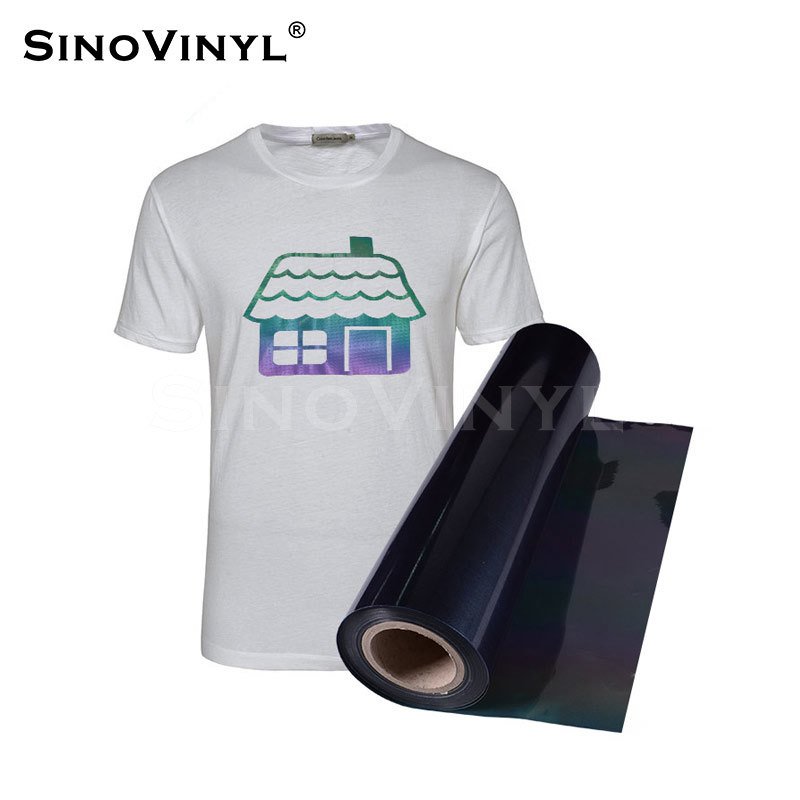 
                SINOVINYL T-Shirt Heat Transfer Vinyl Glitter Reflective Photoluminescent Rainbow P