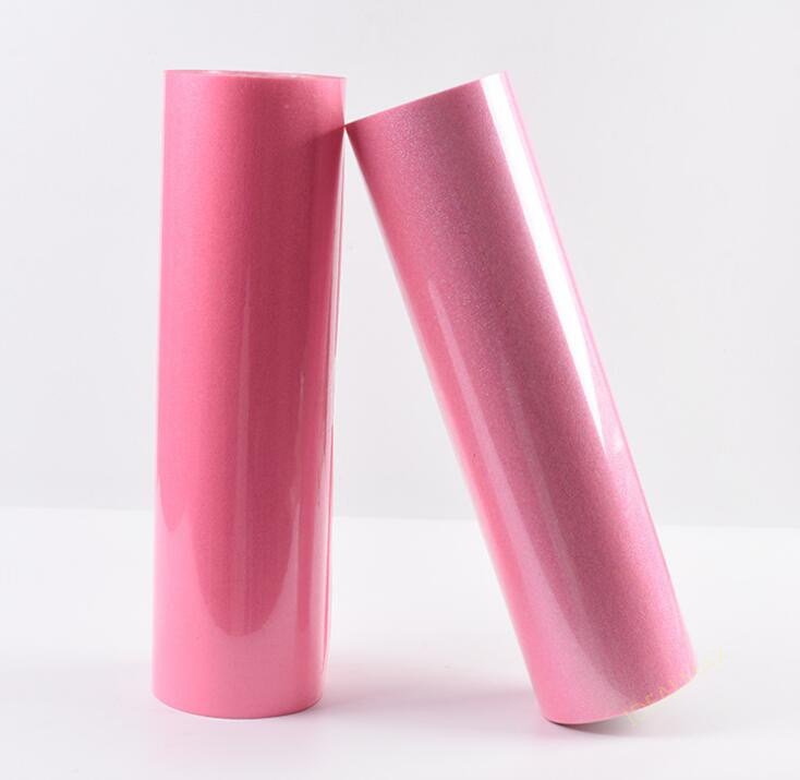 
                PU Glitter Heat Transfer Vinyl Pink Color
            