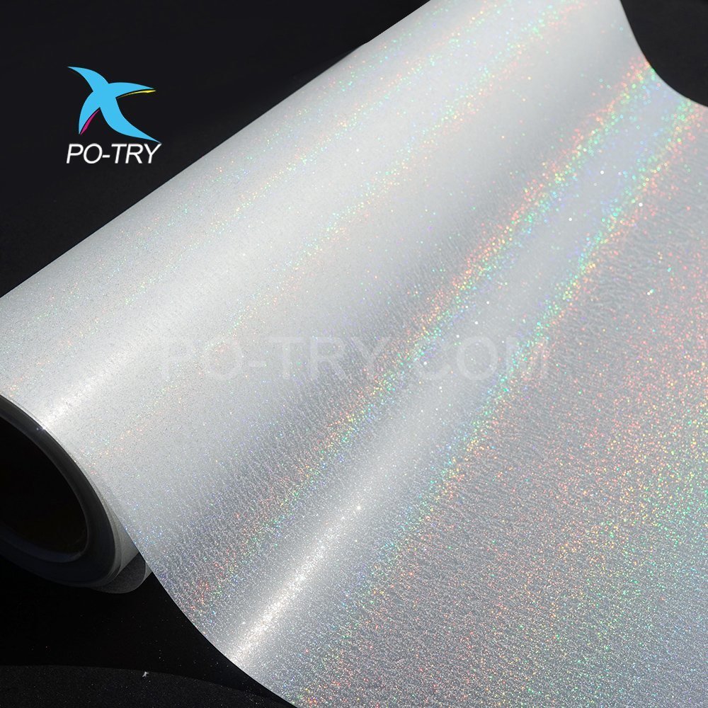 
                Htv Hot Cold Peeling Roll Vinyl Heat Transfer Glitter Pet Release Dtf Film
        